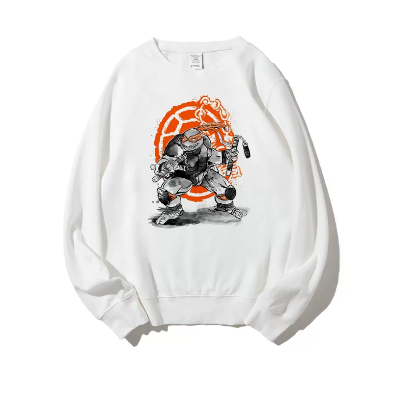 Demi-season trend sweatshirt for men and women, cartoon set, for teenagers, for beloved, oversize, American style