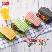 Becks panini bread panini oversized burger 120g x96 hamburger bread embryo catering commercial