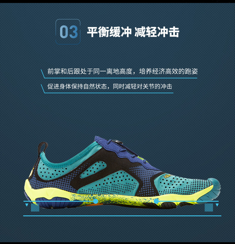第一双赤足跑鞋 意大利 Vibram 城市路跑运动五指鞋 图7