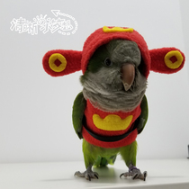 Clear little dream original parrot bird clothes hooded sweater thick warm suit flight suit God of wealth New Year outfit