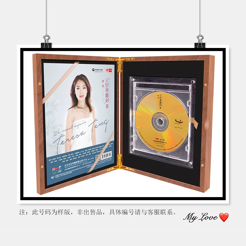Тяньи Records Chen Jia "See Deng Lijun III" Кристальная версия стеклянный CD издание Global Limited Publishing