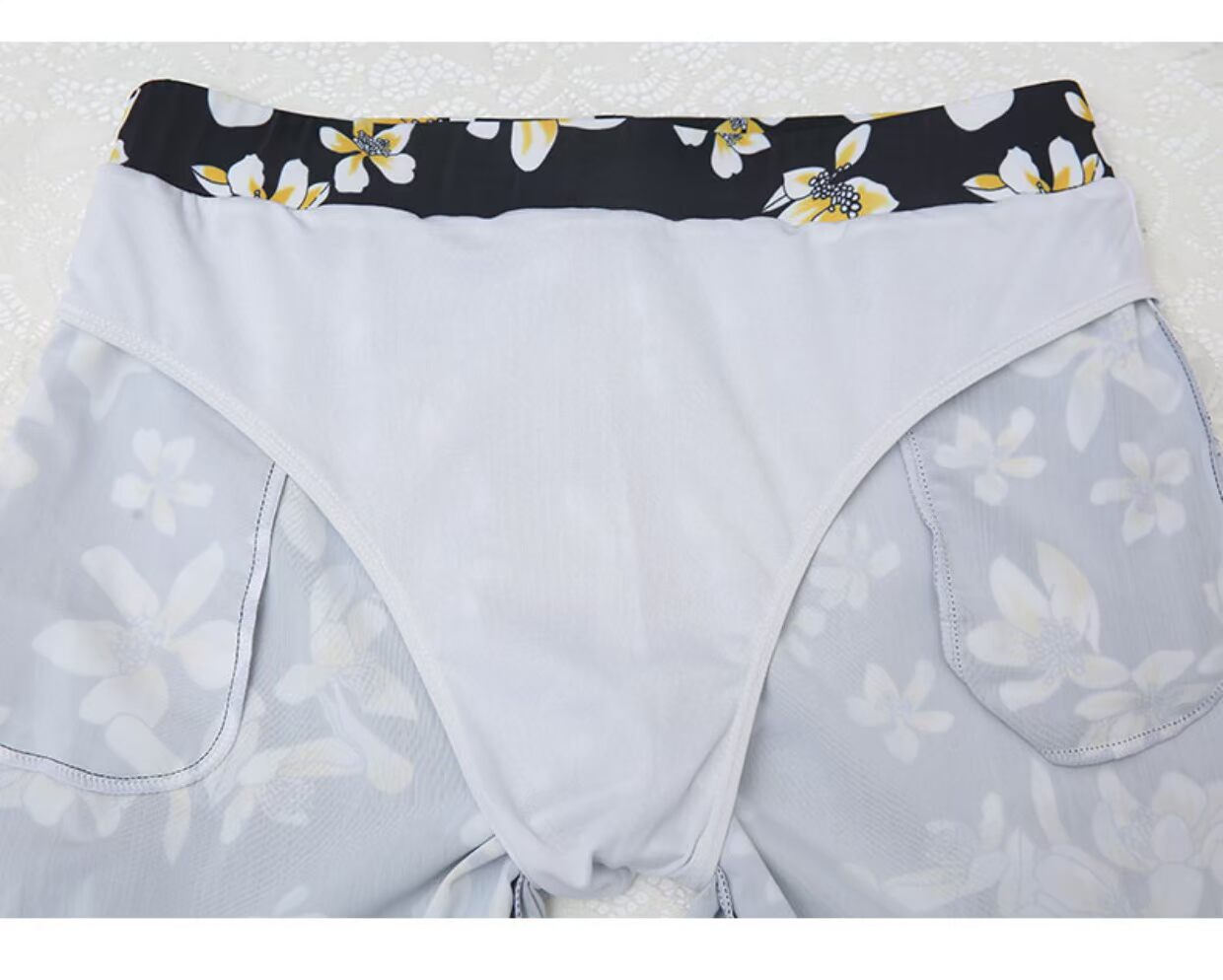 Quần đi biển cho nam Cặp đôi Kích thước lớn Loose 5 điểm Thời trang khô nhanh Thời trang giản dị Mùa hè bên bờ biển 2018 Mới 	quần đi biển giá	