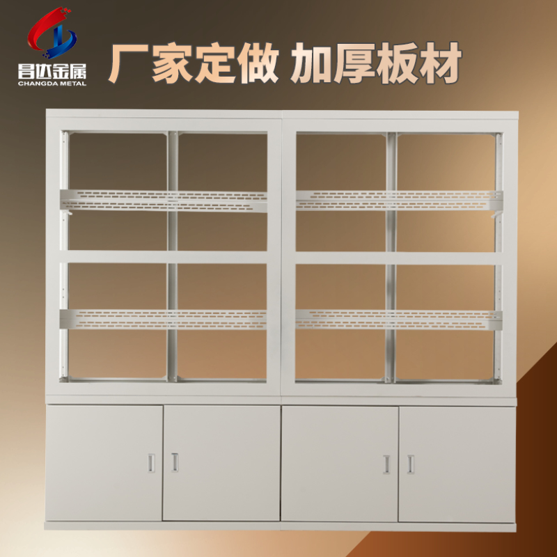 Assembled TV wall Thickened plate Monitoring TV wall Console display wall Network cabinet Splicing screen wall