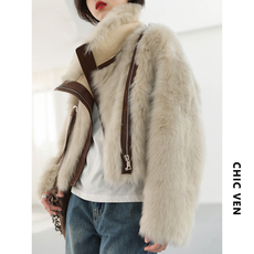 Одежда из меха 撞色托斯卡纳皮毛一体皮草