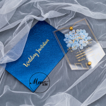 MUMU Customized Acrylic Wedding Invitation Internet Celebrity Creative Forest Wedding Invitation Wedding Invitation Greeting Card Business Invitation