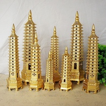 New metal crafts Yaosha brand Wenchang Tower model ornaments 9 layers 13 electroplating fine workmanship Wenchang Tower