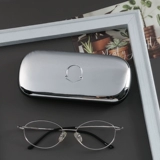 Высококлассные портативные металлические очки, коробка, изысканный стиль, простой и элегантный дизайн