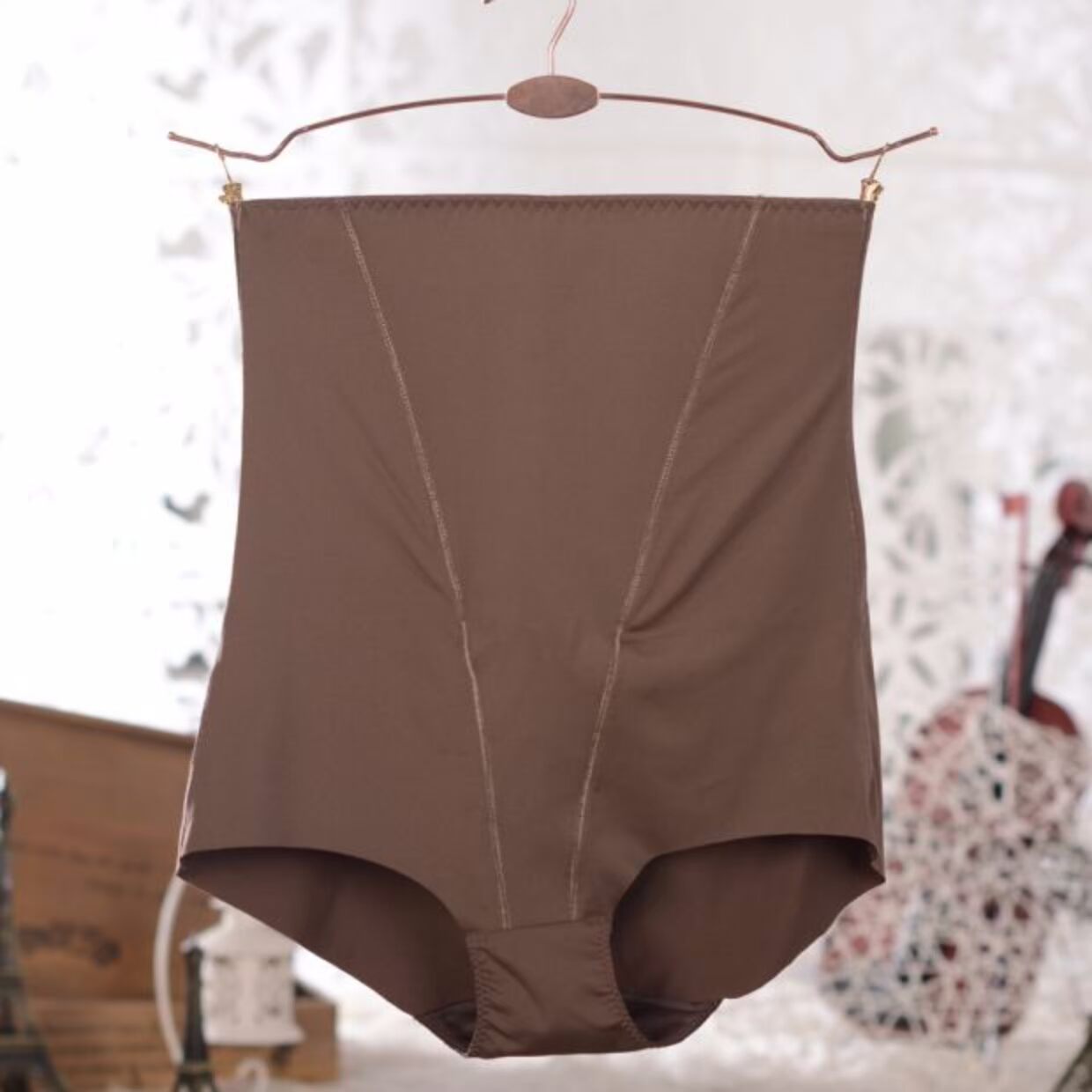 Châu Âu và Hoa Kỳ cạp cao corset quần mạnh mẽ của phụ nữ không có dấu vết giảm béo quần sau sinh bụng bụng thu hoạch cơ thể định hình quần quần chíp nữ đẹp