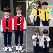 First grade school uniform Spring and Autumn 2021 Kindergarten uniform Childrens class uniform Games opening ceremony clothing