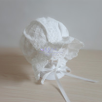 Pure cotton baby hat Female baby lace court dress hat Soft spring and autumn summer sun hat Newborn hat
