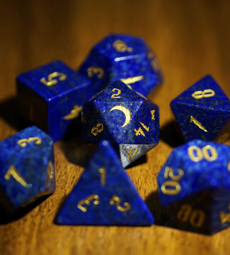 Калейдоскоп камней Lushim TRPG Игральные кости COC Running Troupe Dice DND Board Dragon and Dungeon Kuusu 20 Нюдлы (Noodles) Dice