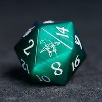 Ink Green Cat Eye COC Runner Dice Dnd Dice Dragon With Underground City Ksu Runaway Group Witch Subject