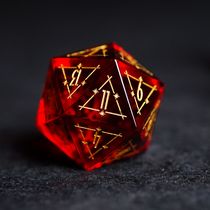 Garnet DND running group dice COC running group TRPG dice Magic: The Gathering Dragons and Dungeons gem magic circle