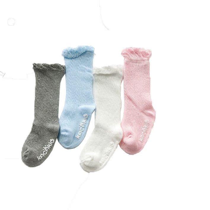 Bốn tháng tuổi bé vớ vớ em bé dễ thương siêu nảy mầm vào mùa hè childrens bông vớ cotton hấp thụ mồ hôi thủy triều có mùi