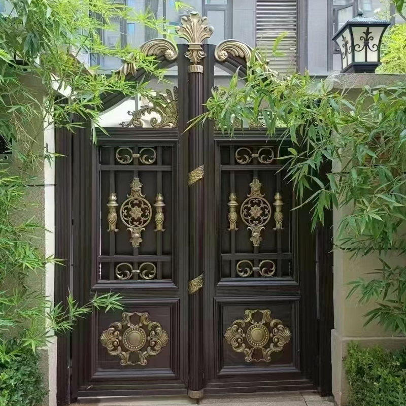 Aluminum Alloy Courtyard Door European-Style First-Floor Garden Small Courtyard Door Villa Galvanized Iron Outdoor Single-Opening Small Door Aluminum Alloy Courtyard Door European-Style First-Floor Garden Small Courtyard Door Villa Galvanized Iron Outdoor Single-Opening Small Door