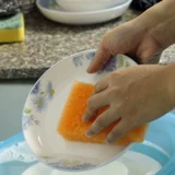 Поролоновая хлопковая быстросохнущая губка для ванны, щеточка для домашнего использования