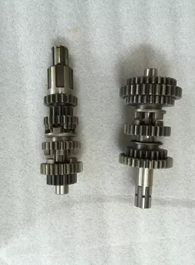 力帆V型双缸发动机2V49FMM主副轴总成档齿组合五档档位齿轮