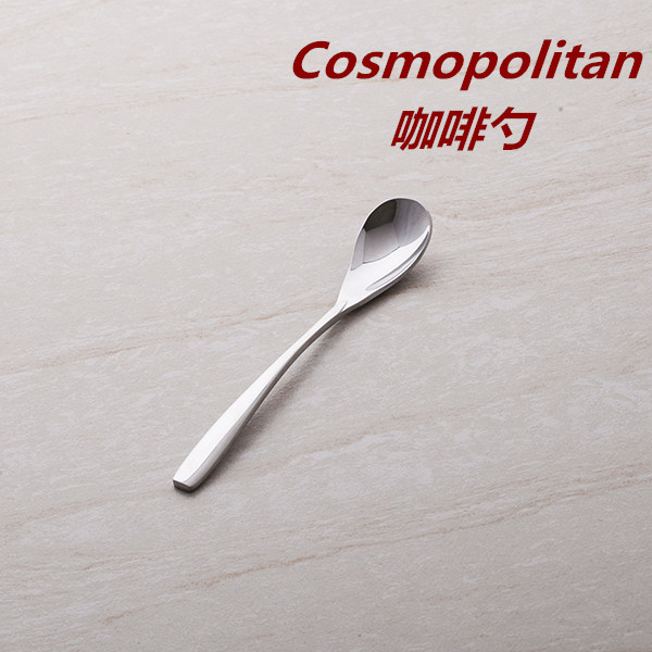 Cosmopolitan coffee spoon more stirring small spoon spoon thickened stainless steel foreign trade export to Germany