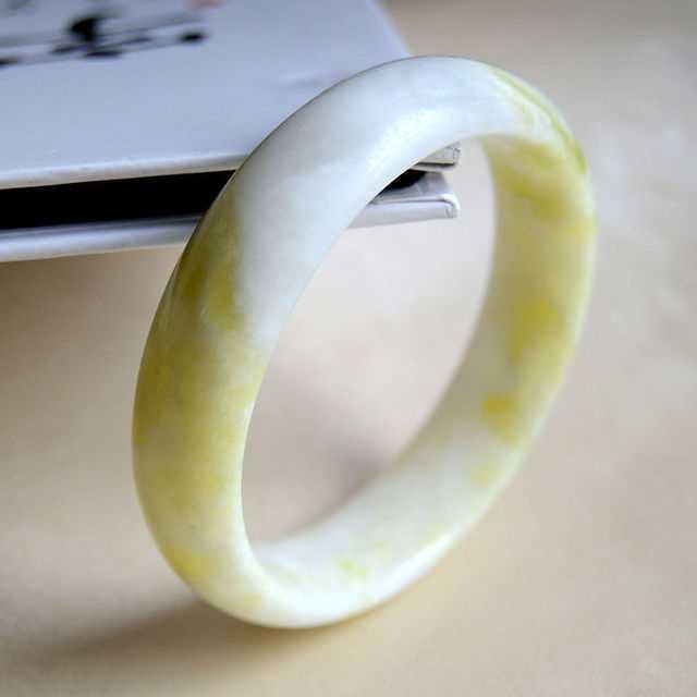 Pure natural Shaanxi Lantian Jade ginger flower jade bracelet female fashion women National Jade four famous jade gifts