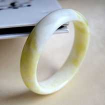 Lantian Jade Raw Stone Carving Shaanxi Lantian Jade Ginger Flower Jade Bracelet Womens Fashion Style Four Famous Jade Gifts