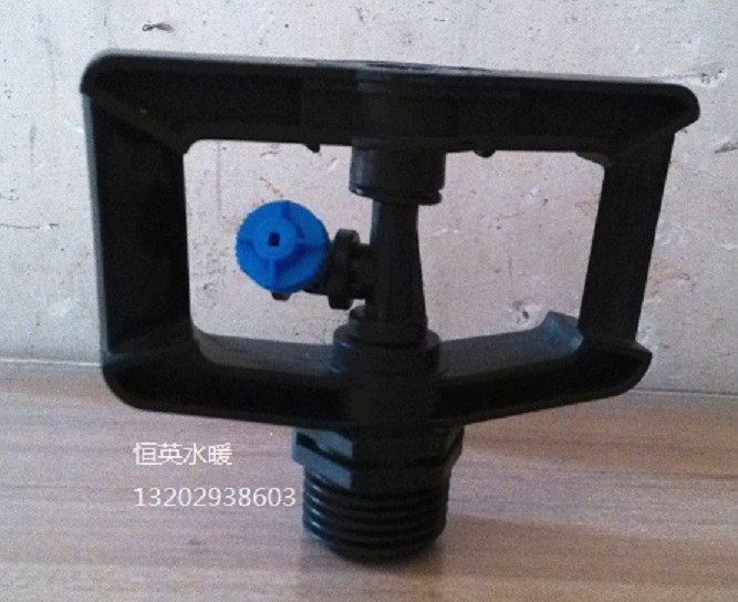 Plastic damping rotary nozzle Vegetable Greenhouse Irrigation Nursery Flower Fruit Greenhouse Atomization Garden Spray for 4 points