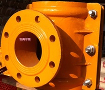 Benhing open side three-way flange open side wire opening diameter open side repair section perforated burst retrofit