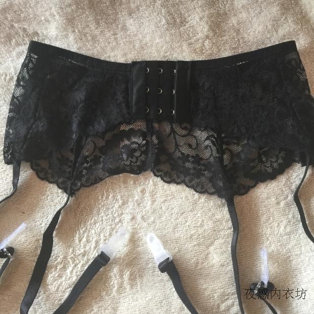 Mới châu Âu và Mỹ garter sexy duy nhất lớp ren điều chỉnh ống dài chân dây đeo lưới vớ kết hợp