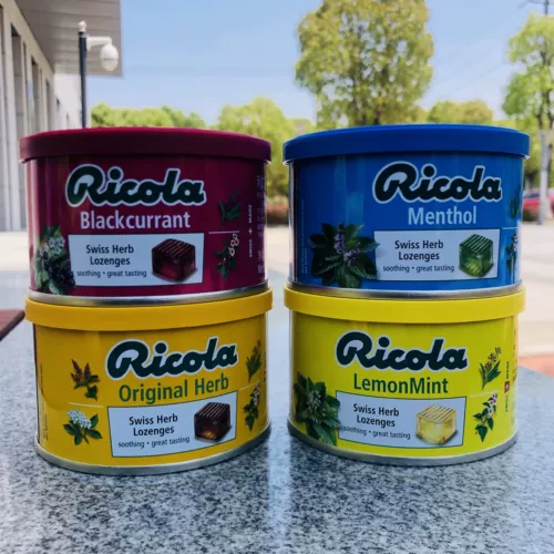 Швейцария импортированная конфеты Lole Ricola Vanilla Larystal Glycogen/Lemon/Mint Flavors 100G