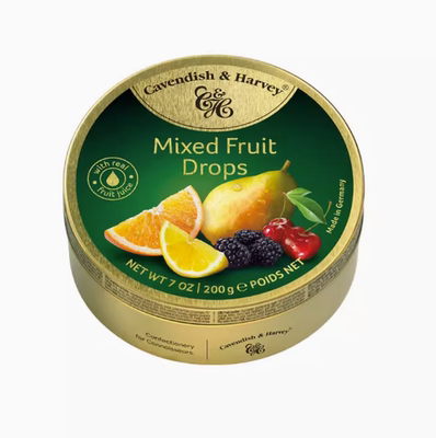 German Jia Yun Sugar Four-Season Fruit Flavored Mixed Fruit Hard Candy 200g