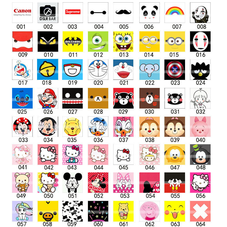 Single Eye Micro Single Eye Camera Camera Cartoon Hot Boot Cover Camera Flash Protection Cover Canon 200D M50 Dust Cap