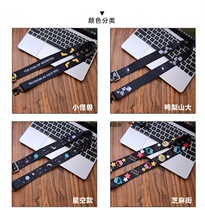 Camera Harness Cord Hook strap Shoulder Strap Cartoon Original Ballet rabbit hanging Kumamoto Bear Jr. Monster Sesame Street Duck Pear