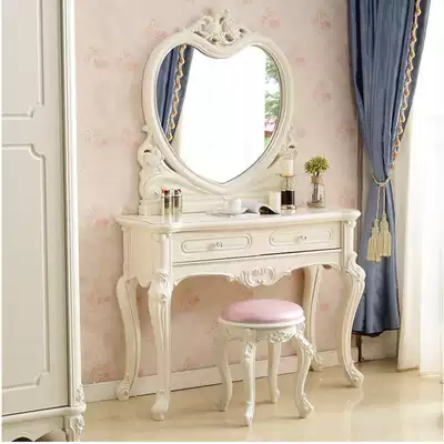 European style modern simple makeup table bedroom small economy cosmetic table Net red makeup table small apartment mini cabinet