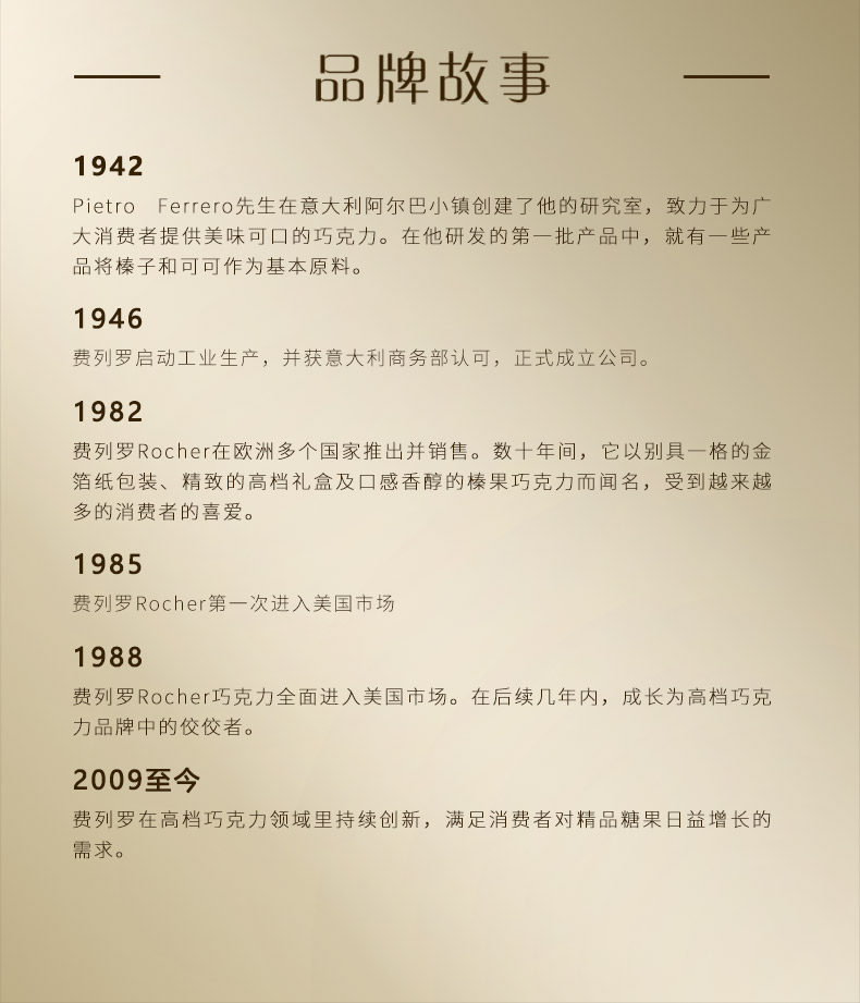 费列罗 榛果威化巧克力 8粒*2盒 心形礼盒 图10