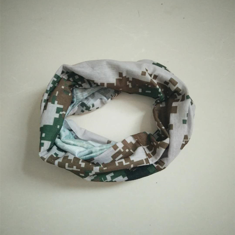 Chính hãng 07 bib khăn trùm đầu tiger tại chỗ jungle sa mạc kem chống nắng đại dương ruins ngụy trang kỹ thuật số ngoài trời cưỡi đa năng 	khăn dân phượt	