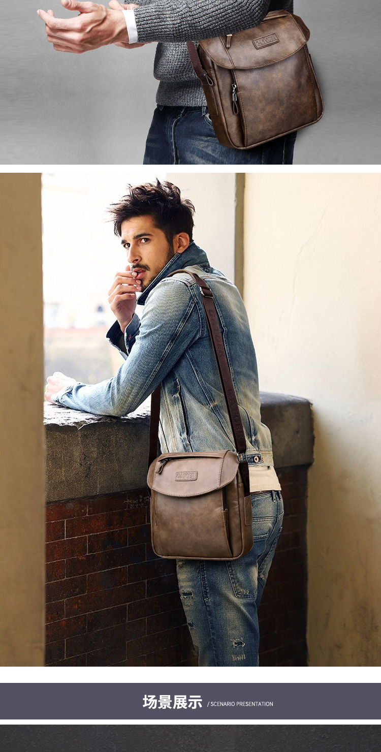 Xu hướng retro túi đeo vai nam túi Messenger Túi xách nam giản dị Phiên bản Hàn Quốc của túi thể thao nhỏ ba lô thủy triều mới túi xách aldo