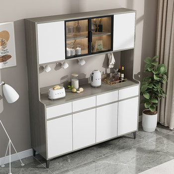 Light Luxury Sideboard, Wine Cabinet, Kitchen Cabinet, Storage Rack, Living Room, Modern Minimalist Integrated Wall-Mounted Home Storage, Tall Model