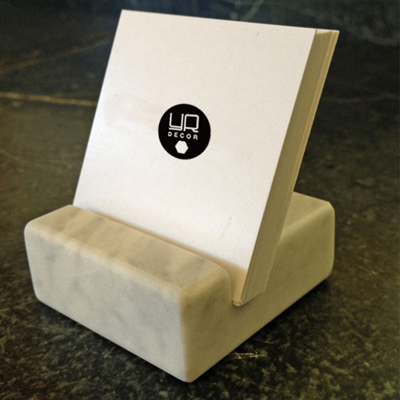 European-Style Natural Marble Creative Desk Business Card Holder Card Stand Business Desktop Card Storage Note Holder Ornament European-Style Natural Marble Creative Desk Business Card Holder Card Stand Business Desktop Card Storage Note Holder Ornament