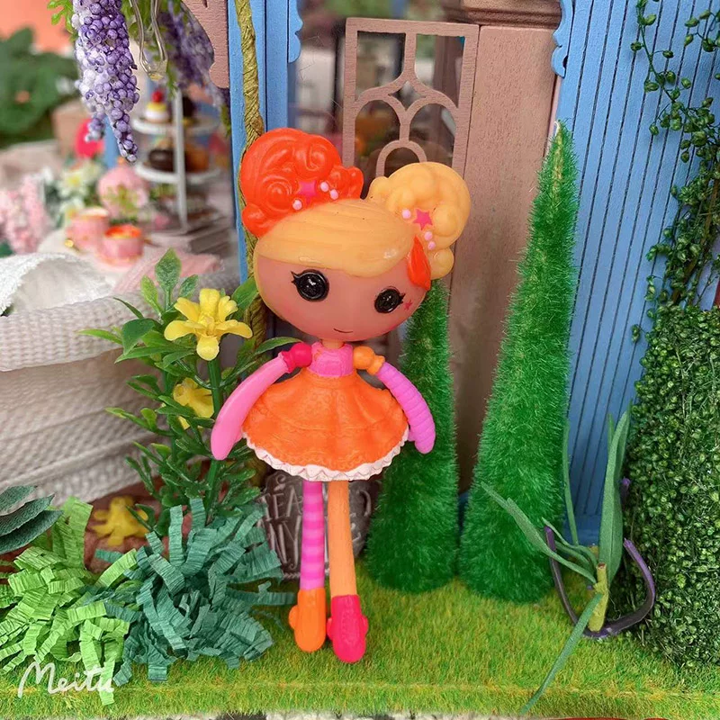Мини-кукла LALALOOPSY Lele Angels, с пуговичными глазами, слепой бокс с микромагнитной качелью (≤15 см)