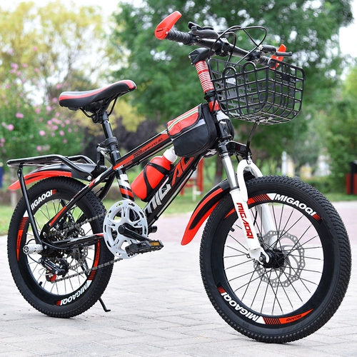 Горный детский велосипед для мальчиков с дисковыми тормозами для школьников, 6-14 лет, подходит для подростков, 20 дюймов