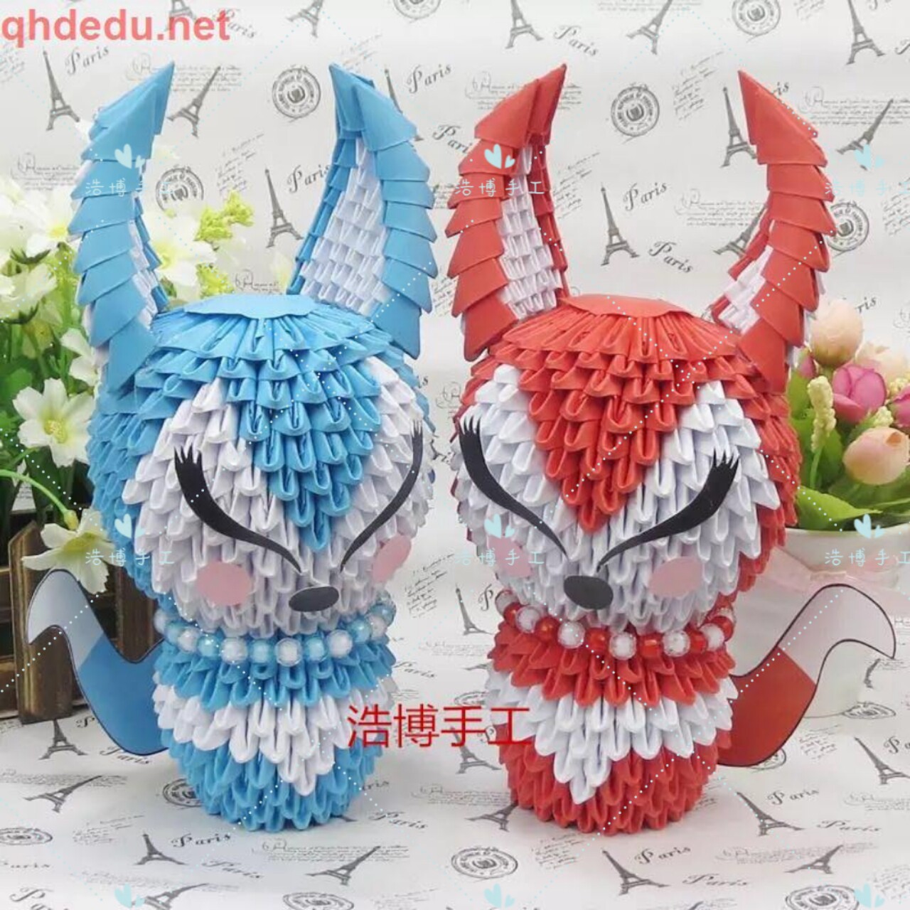 Best-selling Ali handmade origami homework graduation creative three-dimensional puzzle gift triangle insert material package semi-finished product - Taobao