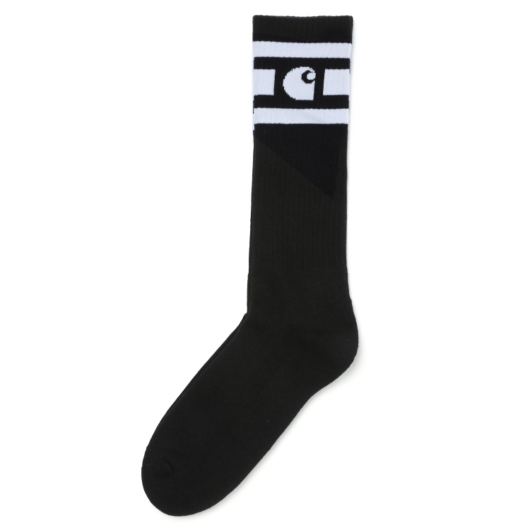 In Stock Carhartt Wip Logo Trim Men's Mid-Calf Socks Sports Casual Socks