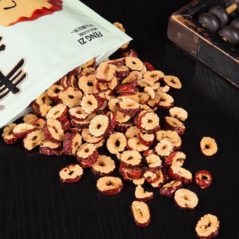 Fengnourishing red date dry date type products simply Zaozao crisp date rings Fragrant packaging red date bubble water tea