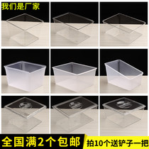 Supermarket Snacks Candy Dry Fruit Boxes Bulk Loose Titles Food Plastic Crystal Clear Box Displays Display Cartridges Lid