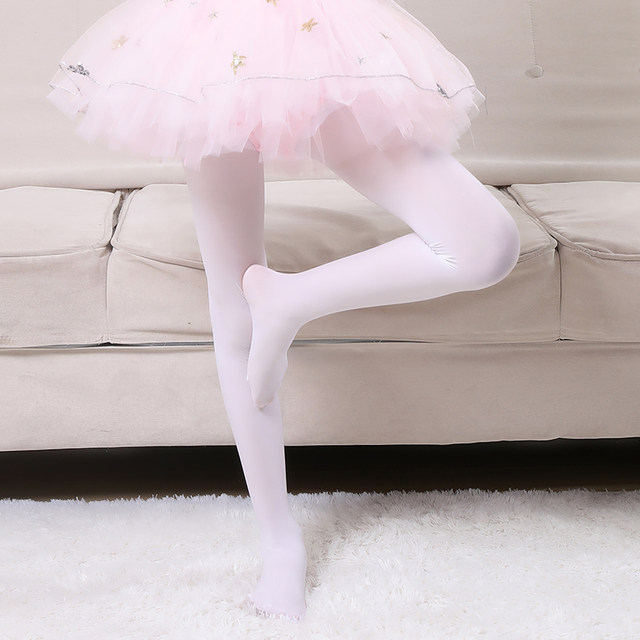 Children's dance socks baby white socks girls pantyhose spring and summer thin practice socks baby ballet