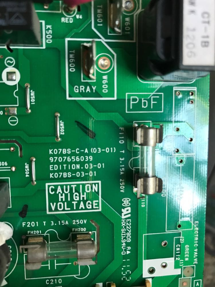 Fujitsu air conditioning motherboard computer board K07BSCA (0401
