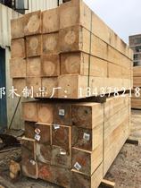 Railway sleepers machinery and equipment shingwood square steel mat log crane sleepers for mining sleepers