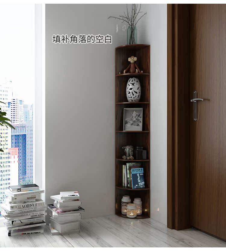 Tủ góc 6 lớp kết hợp tủ 11325 tỉnh Phúc Kiến lắp ráp Phúc Châu kinh tế đơn giản tủ góc tủ tủ nhựa giả gỗ
