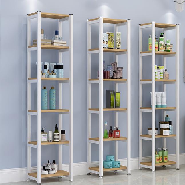 Living Room Storage Rack, Balcony Flower Stand, Floor-Standing Display Cabinet for Figurines, Wall-Mounted Narrow Bookshelf, Multi-Layer Storage Small Shelf