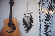 One drawer original hand-made crystal dream catcher pendant decoration DIY material pack (Wuqiu)gift