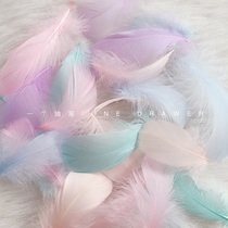 One Drawer Colorful White Feather DIY Dream Catcher Accessories